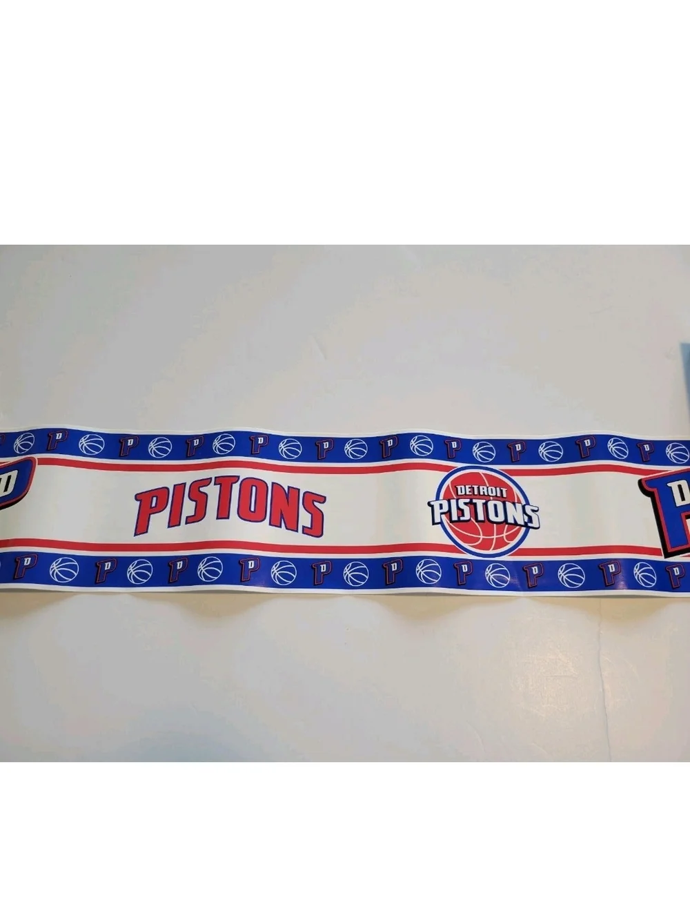 NBA Detroit Pistons Peel & Stick Wall Border - Blue, Red, White